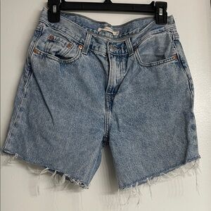 Levi's Light Blue Jean Shorts